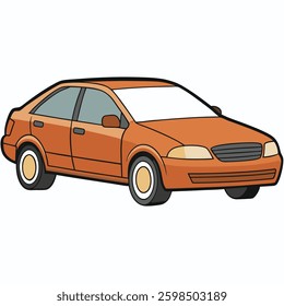 Classic and Modern Car – Flat Style Vector Design