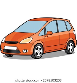 Classic and Modern Car – Flat Style Vector Design