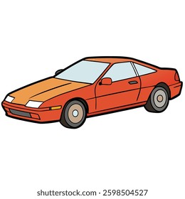 Classic and Modern Car – Flat Style Vector Design