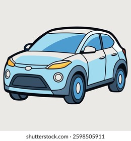 Classic and Modern Car – Flat Style Vector Design