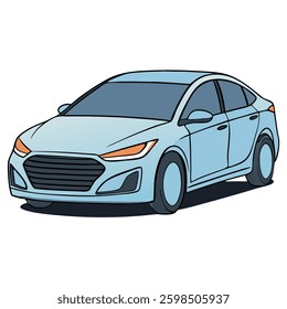 Classic and Modern Car – Flat Style Vector Design