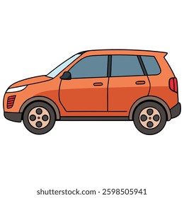 Classic and Modern Car – Flat Style Vector Design