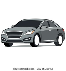 Classic and Modern Car – Flat Style Vector Design