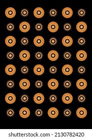 Classic modern pattern texture design illustration