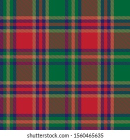 Classic Modern Plaid Tartan Seamless Pattern in Vector - This is a classic plaid, checkered, tartan pattern suitable for shirt printing, fabric, textiles, jacquard patterns, backgrounds and websites