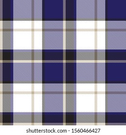 Classic Modern Plaid Tartan Seamless Pattern in Vector - This is a classic plaid, checkered, tartan pattern suitable for shirt printing, fabric, textiles, jacquard patterns, backgrounds and websites