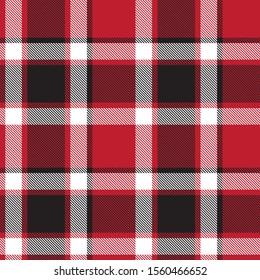 Classic Modern Plaid Tartan Seamless Pattern in Vector - This is a classic plaid, checkered, tartan pattern suitable for shirt printing, fabric, textiles, jacquard patterns, backgrounds and websites