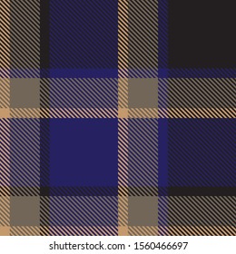 Classic Modern Plaid Tartan Seamless Pattern in Vector - This is a classic plaid, checkered, tartan pattern suitable for shirt printing, fabric, textiles, jacquard patterns, backgrounds and websites