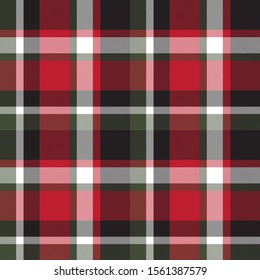 Classic Modern Plaid Tartan Seamless Pattern in Vector - This is a classic plaid, checkered, tartan pattern suitable for shirt printing, fabric, textiles, jacquard patterns, backgrounds and websites