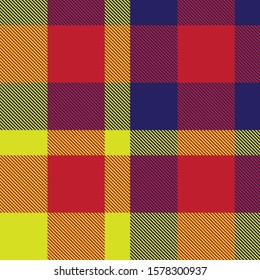 Classic Modern Plaid Tartan Seamless Pattern - This is a classic plaid, checkered, tartan pattern suitable for shirt printing, fabric, textiles, jacquard patterns, backgrounds and websites
