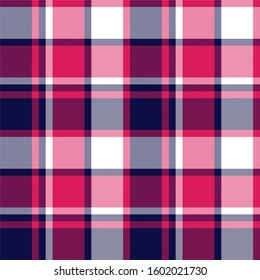 Classic Modern Plaid Tartan Seamless Pattern for shirt printing, fabric, textiles, jacquard patterns, backgrounds and websites
