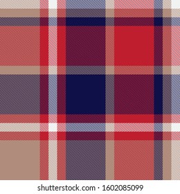 Classic Modern Plaid Tartan Seamless Pattern for shirt printing, fabric, textiles, jacquard patterns, backgrounds and websites
