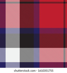 Classic Modern Plaid Tartan Seamless Pattern for shirt printing, fabric, textiles, jacquard patterns, backgrounds and websites
