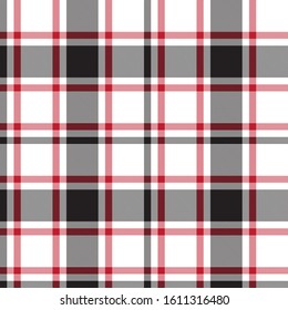 Classic Modern Plaid Tartan Seamless Pattern for shirt printing, fabric, textiles, jacquard patterns, backgrounds and websites
