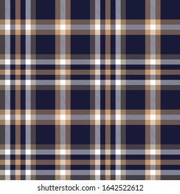 Classic Modern Plaid Tartan Seamless Pattern for shirt printing, fabric, textiles, jacquard patterns, backgrounds and websites

