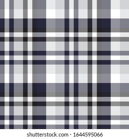 Classic Modern Plaid Tartan Seamless Pattern for shirt printing, fabric, textiles, jacquard patterns, backgrounds and websites
