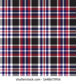 Classic Modern Plaid Tartan Seamless Pattern for shirt printing, fabric, textiles, jacquard patterns, backgrounds and websites
