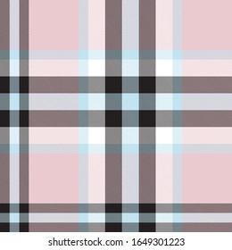 Classic Modern Plaid Tartan Seamless Pattern for shirt printing, fabric, textiles, jacquard patterns, backgrounds and websites
