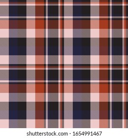 Classic Modern Plaid Tartan Seamless Pattern for shirt printing, fabric, textiles, jacquard patterns, backgrounds and websites
