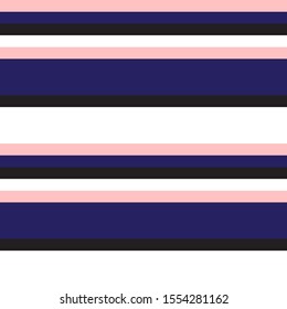 Classic Modern Stripe Pattern in Vector - This is a classic horizontal striped pattern suitable for shirt printing, textiles, jersey, jacquard patterns, backgrounds, websites