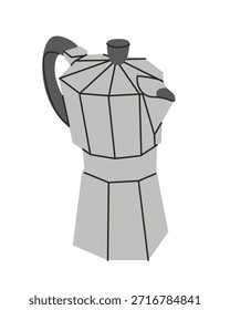 Classic moka pot for perfect start day with its rich flavor and aroma. Must-have for coffee lovers