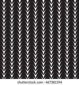 Classic monochrome decor. Abstract pattern black and white. Endless elements.  Geometric seamless art.  Modern repeating wallpaper.  Graphic minimalist elegant print.  Vector.
