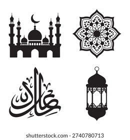 Classic mosque architecture artwork inspired by Islamic cultural heritage