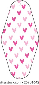 Classic motel Keychain Valentine coquette bow template, Hearts, key chain, hotel, Pattern, Ring, bundle, Round, Circle Patterns, brush stroke