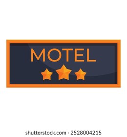 Classic motel sign cuenta con una calificación de tres estrellas, lo que indica una estancia cómoda y agradable para los viajeros