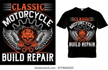 CLASSIC MOTORCYCLE BUILD REPAIR  ..