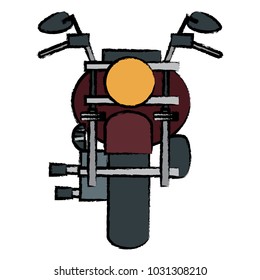 Classic motorcycle icon
