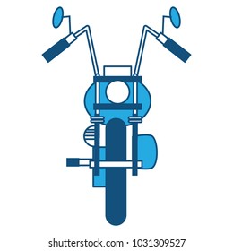 Classic motorcycle icon