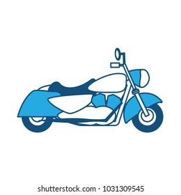 Classic motorcycle icon