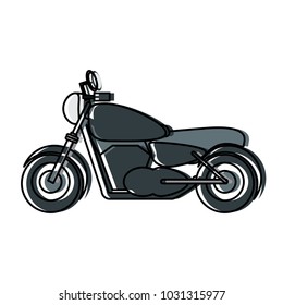 Classic motorcycle icon