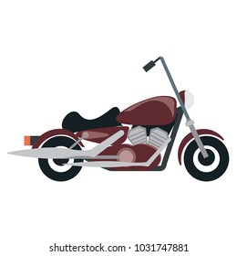 Classic motorcycle icon