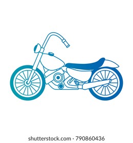 classic motorcycle vehicle icon