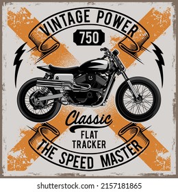 Classic Motorcycles, with solid color style