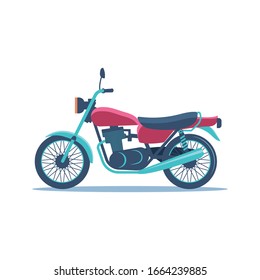 classic motorcyle illustration vector, icon vector