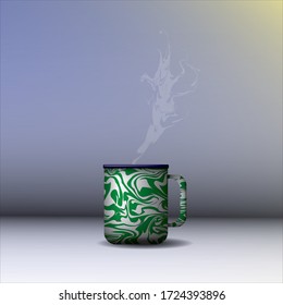 classic mug vector illustration eps 10