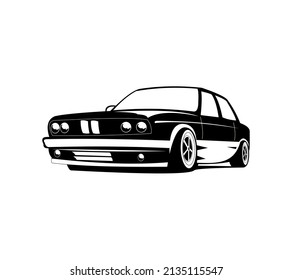 classic muscle car graphic illustration vector