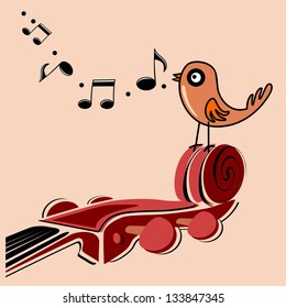 classic music vector illustration