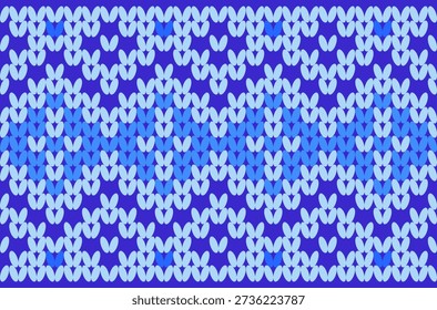 Clássico nativo estilo étnico azul gradiente padrão de malha, ilustração vetorial, arquivo eps.