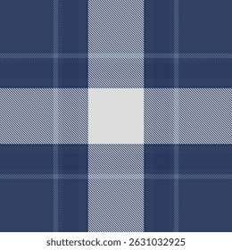 Classic navy and white plaid pattern.  Perfect for textile design, apparel, or website backgrounds.  Clean lines and subtle texture create a sophisticated and timeless look.