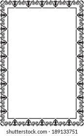 Classic nice page on white