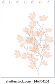 Classic Note Paper, Blank Sheet Illustration Isolated on White