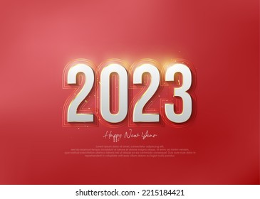 Classic number 2023, congratulations on the 2023 new year celebration.
