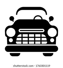 Classic old car icon vector design - vehicle icons