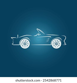 Classic old car trendy artwork glorious abstract vector illustration colorful practical design.eps
