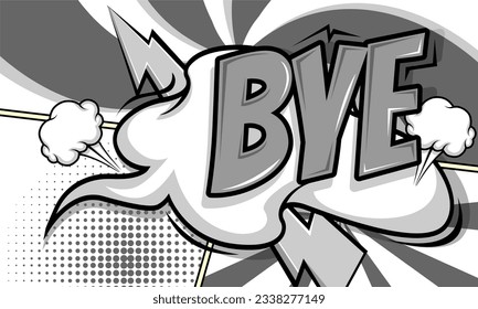 Klassischer alter Comic-Cartoon-Hintergrund