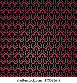 classic old discreet ornamental background, seamless pattern swatch included